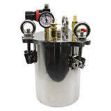 Maxbell Glue Dispenser Pressure Tank Easy Assembly Stainless Steel for Paints Glues 2L