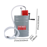 Transmission Oil Filling Pump Easy to Use Oil System Tool Oil Filling Barrel A Gray