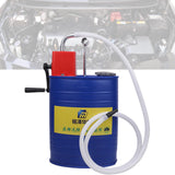 Transmission Oil Filling Pump Easy to Use Oil System Tool Oil Filling Barrel A Blue