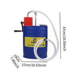 Transmission Oil Filling Pump Easy to Use Oil System Tool Oil Filling Barrel A Blue