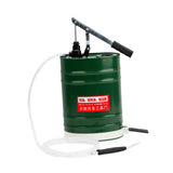 Manual Oil Filling Barrel Hand Pressure 10L Fill System for Vehicle Supplies Green