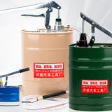 Manual Oil Filling Barrel Hand Pressure 10L Fill System for Vehicle Supplies Green