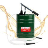 Manual Oil Filling Barrel Hand Pressure 10L Fill System for Vehicle Supplies Green