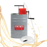 Hand Crank Oil Filling Barrel 10L Gear Oil Dispenser for Automotive Supplies A