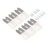 6Pcs Clamping Dogs for Slab Flattening Mill Locators Woodworking Limit Clamp