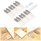 6Pcs Clamping Dogs for Slab Flattening Mill Locators Woodworking Limit Clamp