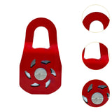 Maxbell 10 Ton Winch Snatch Block Portable Towing Pulley Block for UTV Tractor Truck Red