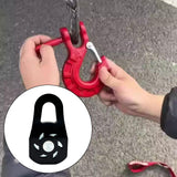 Maxbell 10 Ton Winch Snatch Block Portable Towing Pulley Block for UTV Tractor Truck Black