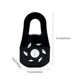 Maxbell 10 Ton Winch Snatch Block Portable Towing Pulley Block for UTV Tractor Truck Black