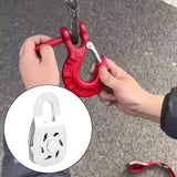 Maxbell 10 Ton Winch Snatch Block Portable Towing Pulley Block for UTV Tractor Truck White