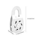 Maxbell 10 Ton Winch Snatch Block Portable Towing Pulley Block for UTV Tractor Truck White