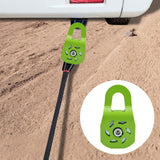 Maxbell 10 Ton Winch Snatch Block Portable Towing Pulley Block for UTV Tractor Truck Green