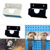 Maxbell Angle Grinder Holder Power Tool Storage Rack for Square Hole Board