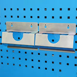 Maxbell Angle Grinder Holder Power Tool Storage Rack for Square Hole Board