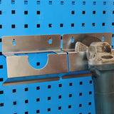 Maxbell Angle Grinder Holder Power Tool Storage Rack for Square Hole Board