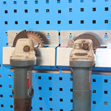 Maxbell Angle Grinder Holder Power Tool Storage Rack for Square Hole Board