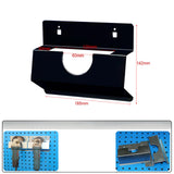 Maxbell Angle Grinder Holder Power Tool Storage Rack for Square Hole Board