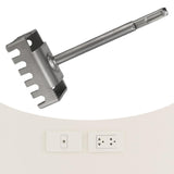 Maxbell Square Slot Cutter Slotting Tool Sturdy Socket Punch for Wall Brick Concrete