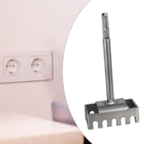 Maxbell Square Slot Cutter Slotting Tool Sturdy Socket Punch for Wall Brick Concrete