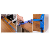 Maxbell Stair Tread Template Tool Versatile for Shelf Cutting Stairs Wall Partitions Blue