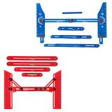 Maxbell Stair Tread Template Tool Versatile for Shelf Cutting Stairs Wall Partitions Blue