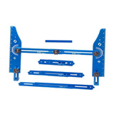 Maxbell Stair Tread Template Tool Versatile for Shelf Cutting Stairs Wall Partitions Blue