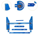 Maxbell Stair Tread Template Tool Versatile for Shelf Cutting Stairs Wall Partitions Blue