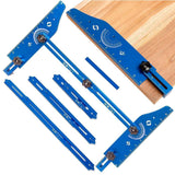 Maxbell Stair Tread Template Tool Versatile for Shelf Cutting Stairs Wall Partitions Blue