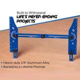 Maxbell Stair Tread Template Tool Versatile for Shelf Cutting Stairs Wall Partitions Blue