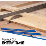 Maxbell Stair Tread Template Tool Versatile for Shelf Cutting Stairs Wall Partitions Blue