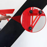 Maxbell Stair Tread Template Tool Versatile for Shelf Cutting Stairs Wall Partitions Red