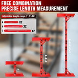 Maxbell Stair Tread Template Tool Versatile for Shelf Cutting Stairs Wall Partitions Red