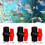 Maxbell PVC Ball Valve Slip Fitting Aquarium Socket Valve Sewage Pipe Control Valve Inner Dia 3.2cm