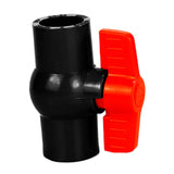 Maxbell PVC Ball Valve Slip Fitting Aquarium Socket Valve Sewage Pipe Control Valve Inner Dia 3.2cm