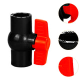 Maxbell PVC Ball Valve Slip Fitting Aquarium Socket Valve Sewage Pipe Control Valve Inner Dia 5cm