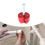 Maxbell PVC Pipe Reamer Efficient with Hex Shaft for Socket Hub Removing Water Lines 1.5inch