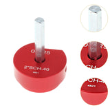 Maxbell PVC Pipe Reamer Efficient with Hex Shaft for Socket Hub Removing Water Lines 2inch