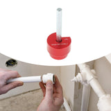 Maxbell PVC Pipe Reamer Efficient with Hex Shaft for Socket Hub Removing Water Lines 1inch