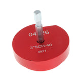 Maxbell PVC Pipe Reamer Efficient with Hex Shaft for Socket Hub Removing Water Lines 3inch