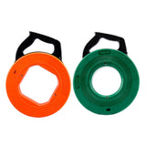 Maxbell Electrical Fish Tape Flexible Professional Easy to Install Wire Pulling Tool Orange