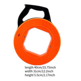 Maxbell Electrical Fish Tape Flexible Professional Easy to Install Wire Pulling Tool Orange