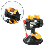Maxbell Suction Cup Vice Model Making Woodcraft Carving Mini Table Bench Vise Clamp
