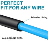 Maxbell Heat Shrink Tubing Air Leakage Electrical Insulation Wire Shrink Wrap Tubing 2.4mm