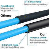 Maxbell Heat Shrink Tubing Air Leakage Electrical Insulation Wire Shrink Wrap Tubing 2.4mm
