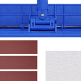 Maxbell Sandpaper Holder Rotatable Drywall Sander Inside Corner Putty Polishing Tool Sandpaper Holder Set