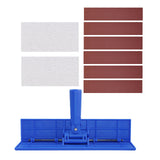 Maxbell Sandpaper Holder Rotatable Drywall Sander Inside Corner Putty Polishing Tool Sandpaper Holder Set