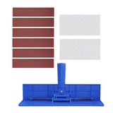 Maxbell Sandpaper Holder Rotatable Drywall Sander Inside Corner Putty Polishing Tool Sandpaper Holder Set