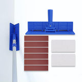 Maxbell Sandpaper Holder Rotatable Drywall Sander Inside Corner Putty Polishing Tool Sandpaper Holder Set