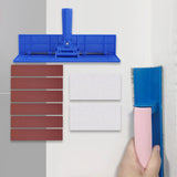 Maxbell Sandpaper Holder Rotatable Drywall Sander Inside Corner Putty Polishing Tool Sandpaper Holder Set