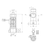 Maxbell Water Flow Sensor Sturdy for Industrial Residential Commercial Water Systems